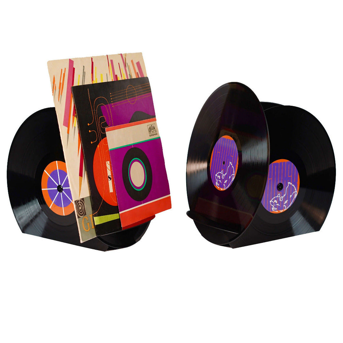Two Vinyfix Stands opposite to each other